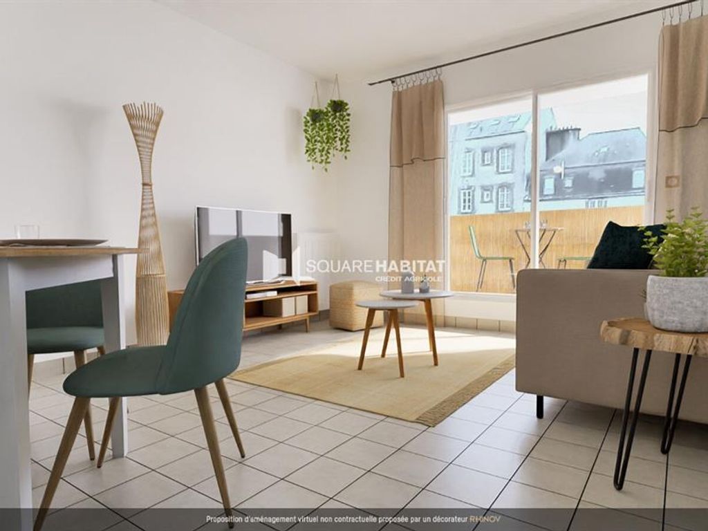 Achat appartement à vendre 2 pièces 47 m² - Vannes