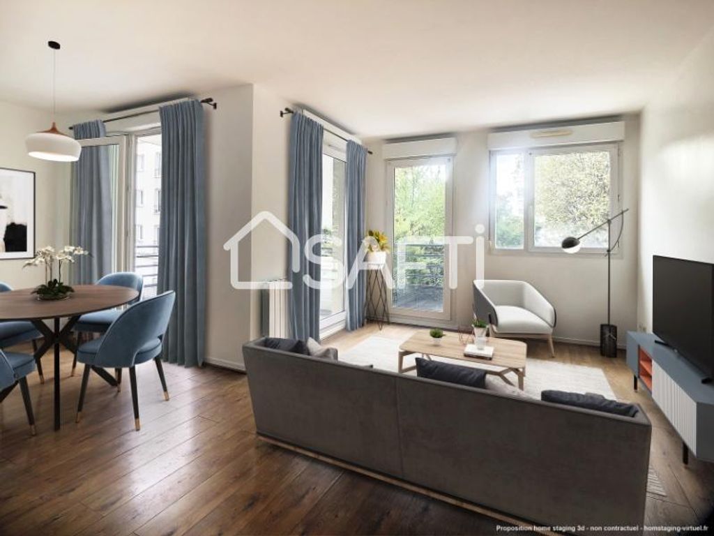 Achat appartement à vendre 3 pièces 63 m² - Saint-Denis