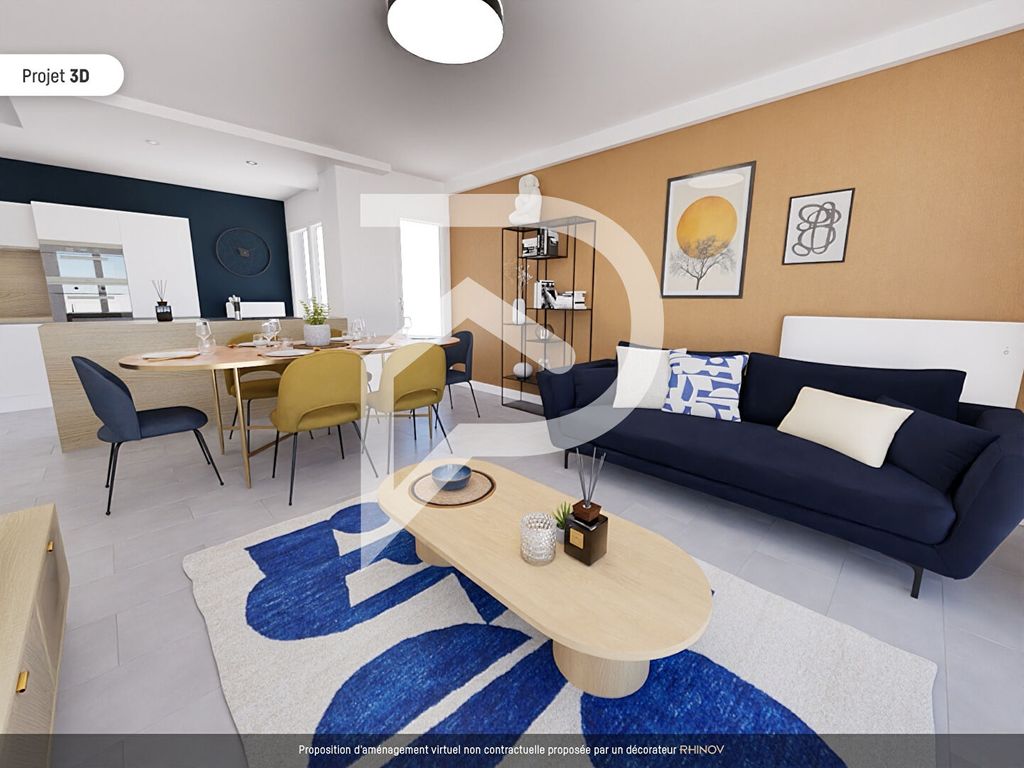 Achat appartement à vendre 3 pièces 72 m² - Rillieux-la-Pape