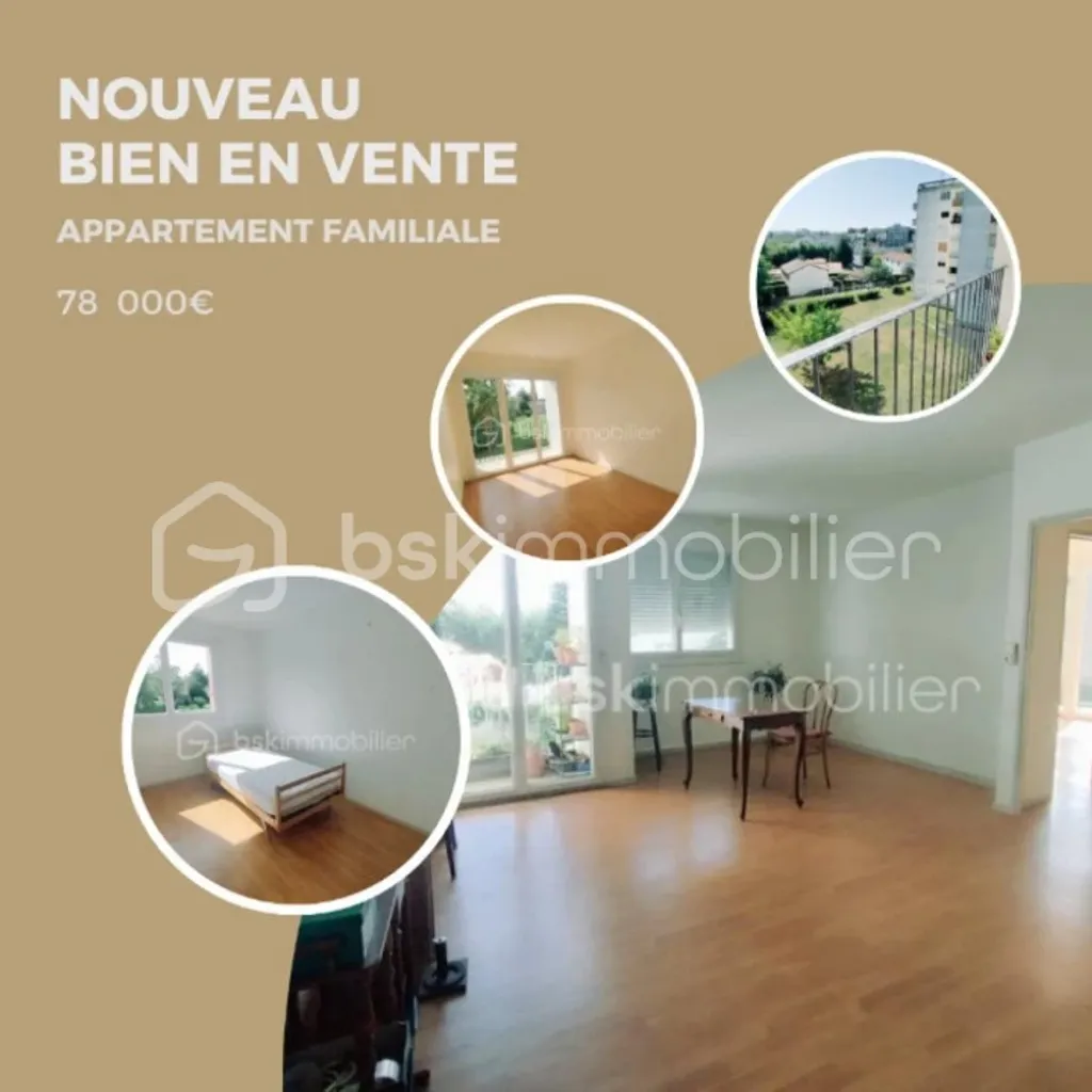 Achat appartement à vendre 4 pièces 76 m² - Parthenay