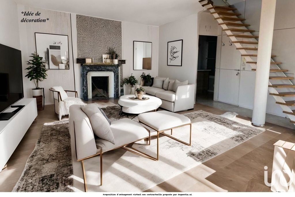 Achat duplex à vendre 2 pièces 77 m² - Montmorency