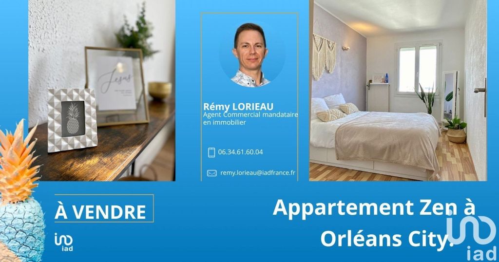 Achat appartement à vendre 3 pièces 50 m² - Orléans