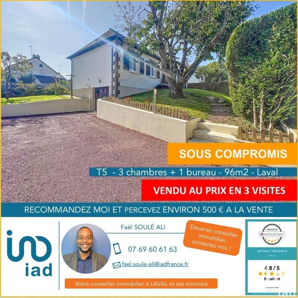 Achat maison à vendre 4 chambres 96 m² - Laval