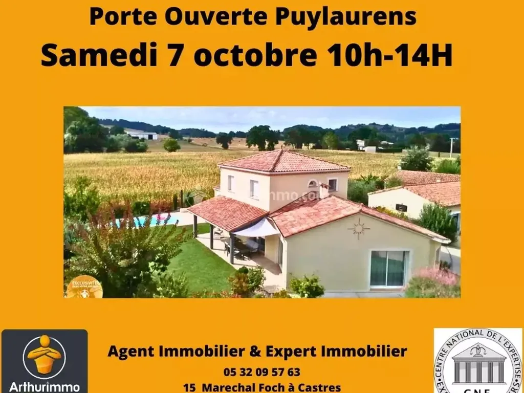 Achat maison à vendre 4 chambres 163 m² - Puylaurens