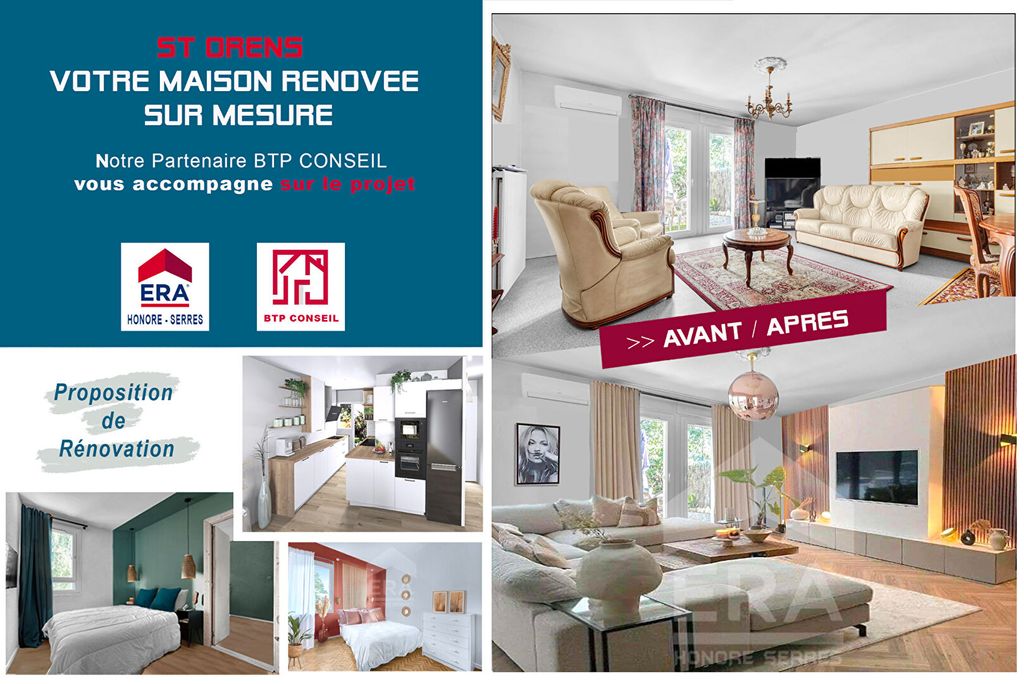 Achat maison à vendre 3 chambres 84 m² - Saint-Orens-de-Gameville