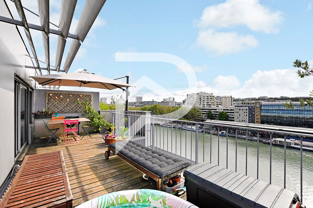Achat duplex à vendre 5 pièces 106 m² - Paris 19ème arrondissement