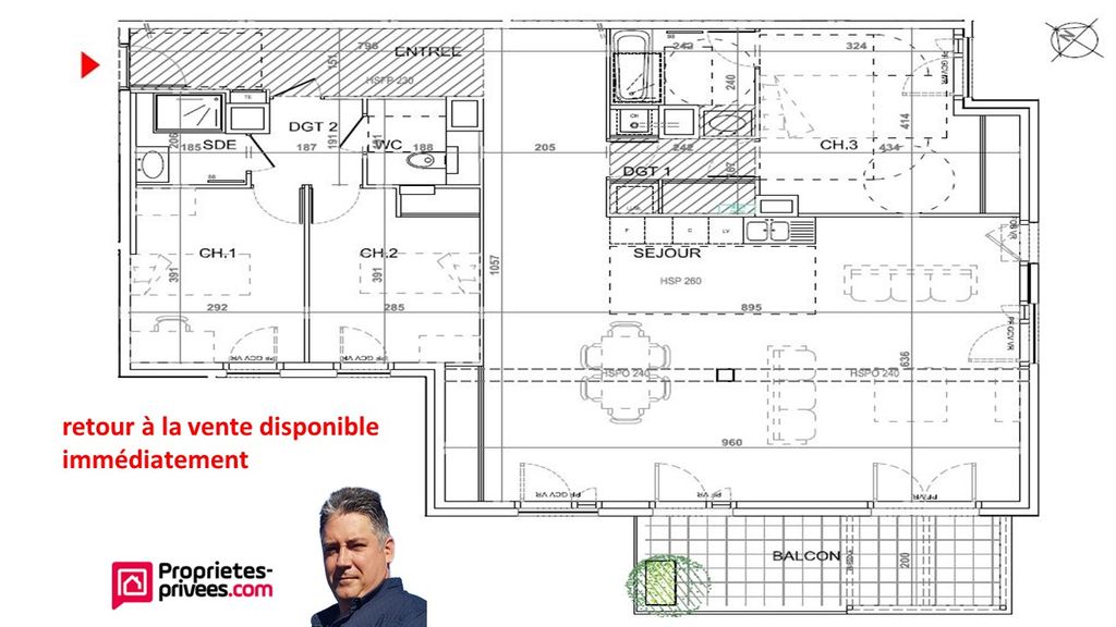 Achat appartement à vendre 4 pièces 132 m² - Sainte-Foy-lès-Lyon