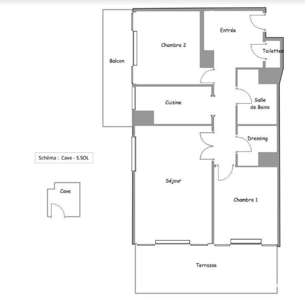 Achat appartement à vendre 3 pièces 79 m² - Courbevoie