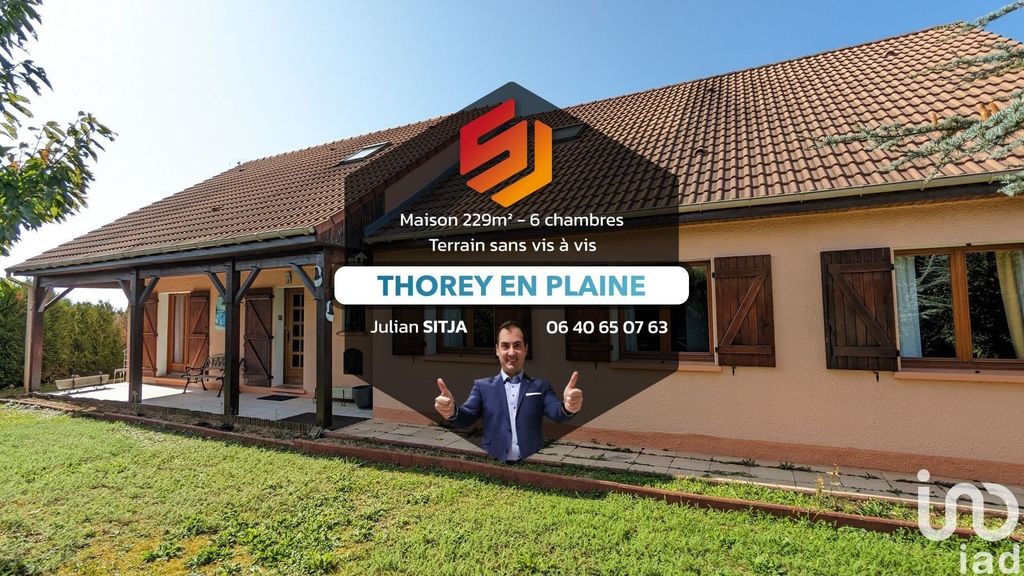 Achat maison à vendre 5 chambres 225 m² - Thorey-en-Plaine