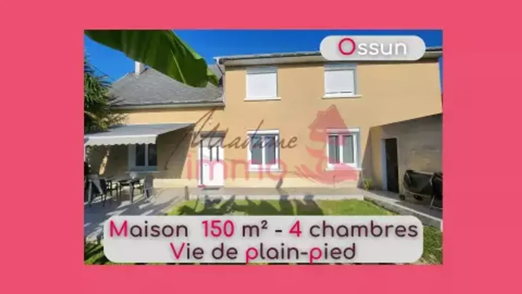 Achat maison à vendre 4 chambres 149 m² - Tarbes