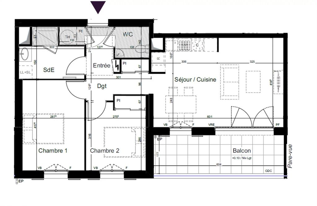 Achat appartement à vendre 3 pièces 62 m² - Saint-Pierre-d'Oléron
