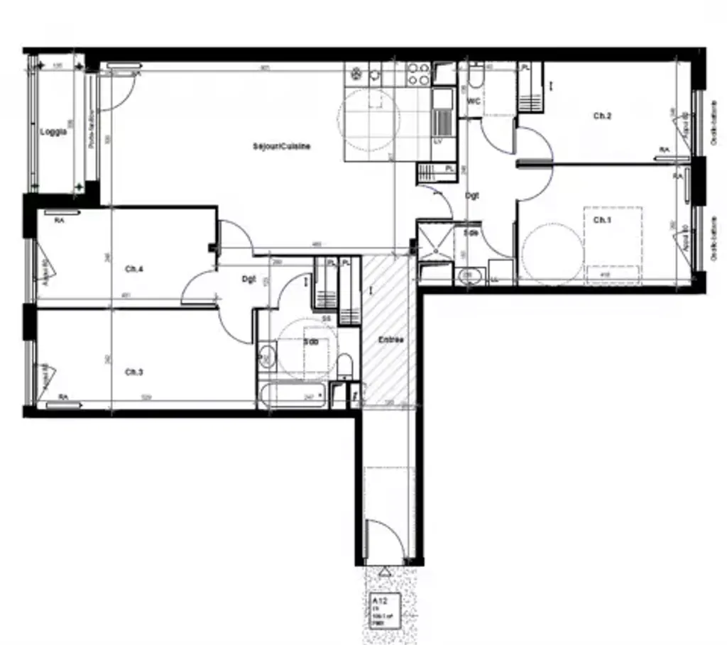 Achat appartement à vendre 5 pièces 109 m² - Saint-Cyr-l'École