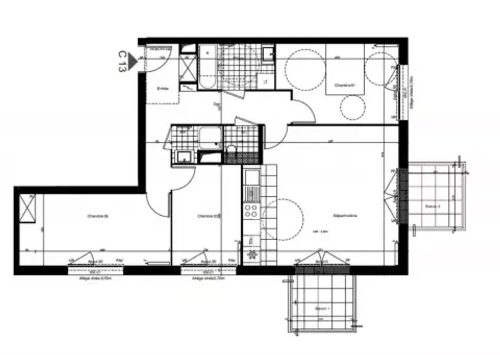 Achat appartement à vendre 4 pièces 85 m² - Saint-Cyr-l'École