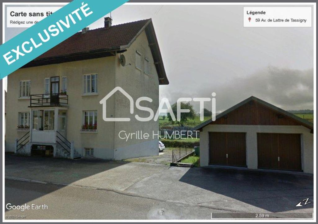 Achat appartement à vendre 3 pièces 74 m² - Le Russey