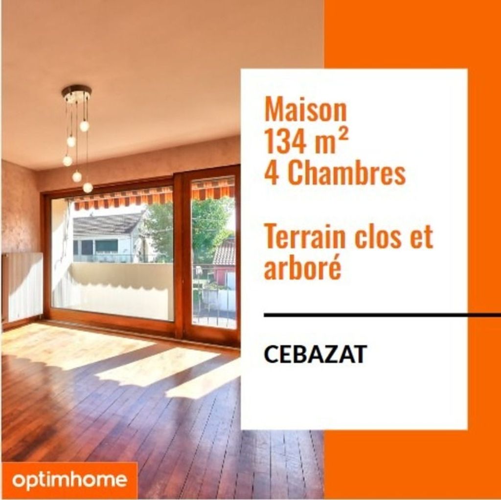 Achat maison à vendre 4 chambres 135 m² - Cébazat