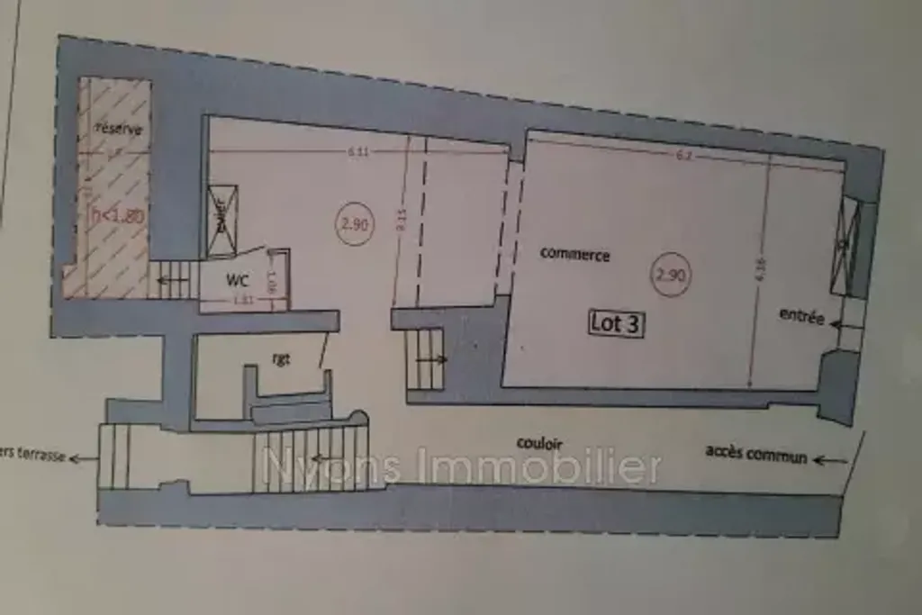 Achat appartement à vendre 2 pièces 44 m² - Nyons