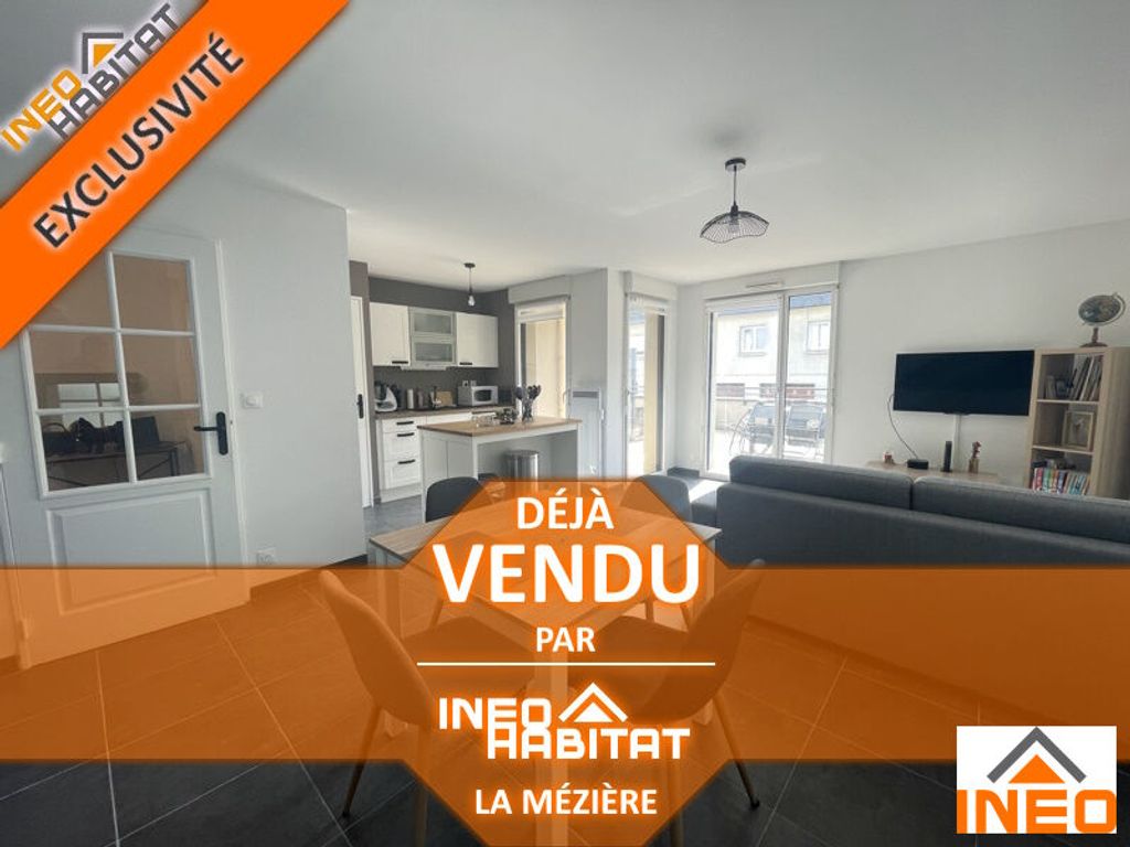 Achat appartement à vendre 3 pièces 65 m² - La Mézière