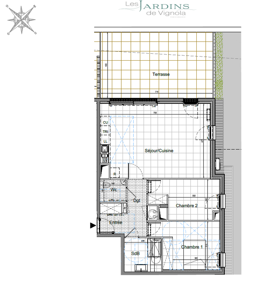 Achat appartement à vendre 4 pièces 71 m² - Lecci