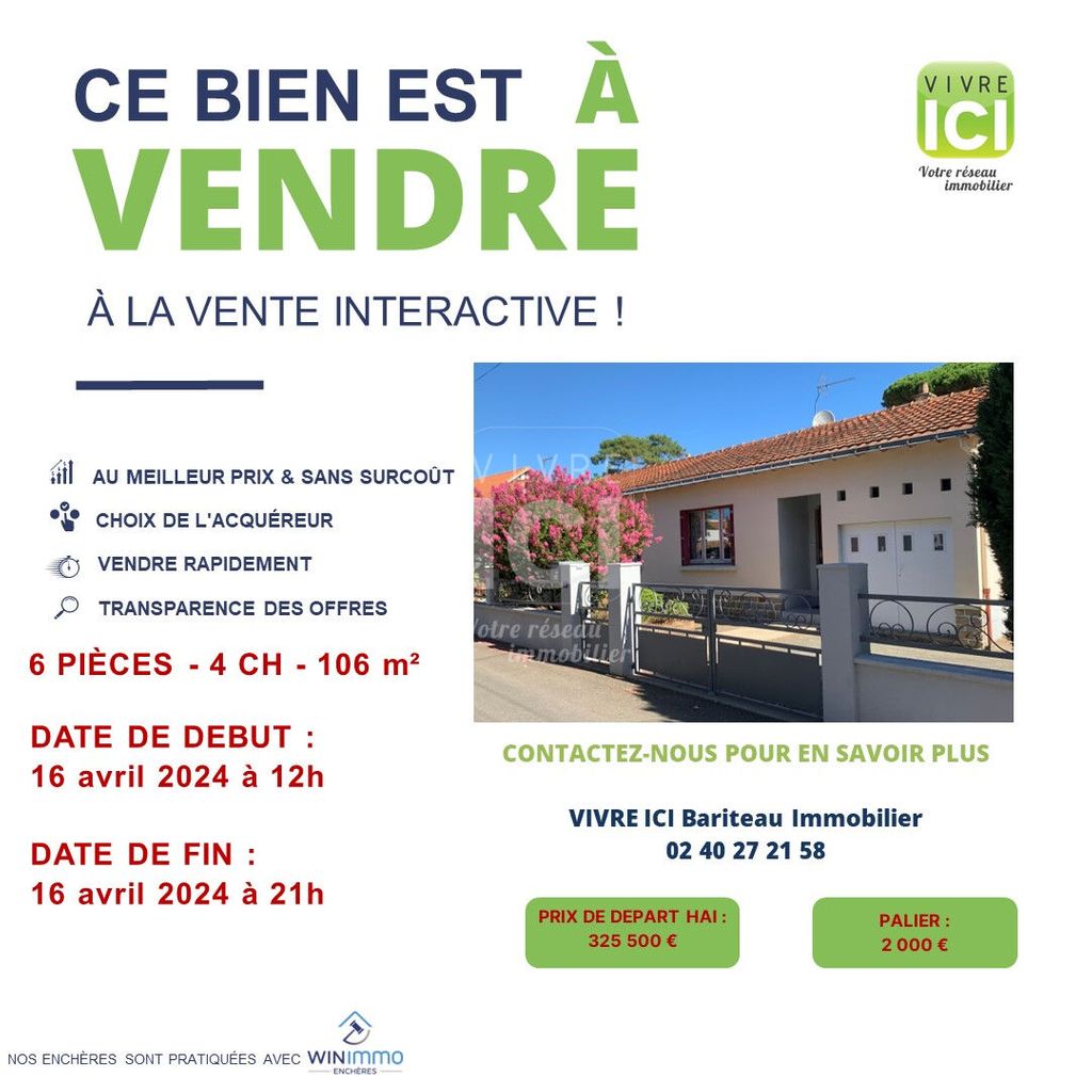 Achat maison 4 chambre(s) - Saint-Brevin-les-Pins