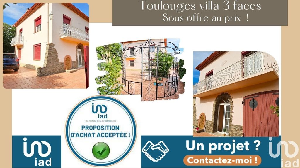 Achat maison à vendre 3 chambres 105 m² - Toulouges