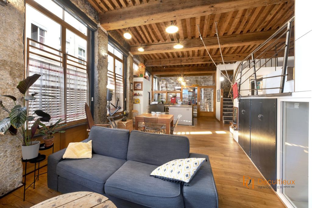 Achat loft à vendre 4 pièces 101 m² - Lyon 4ème arrondissement