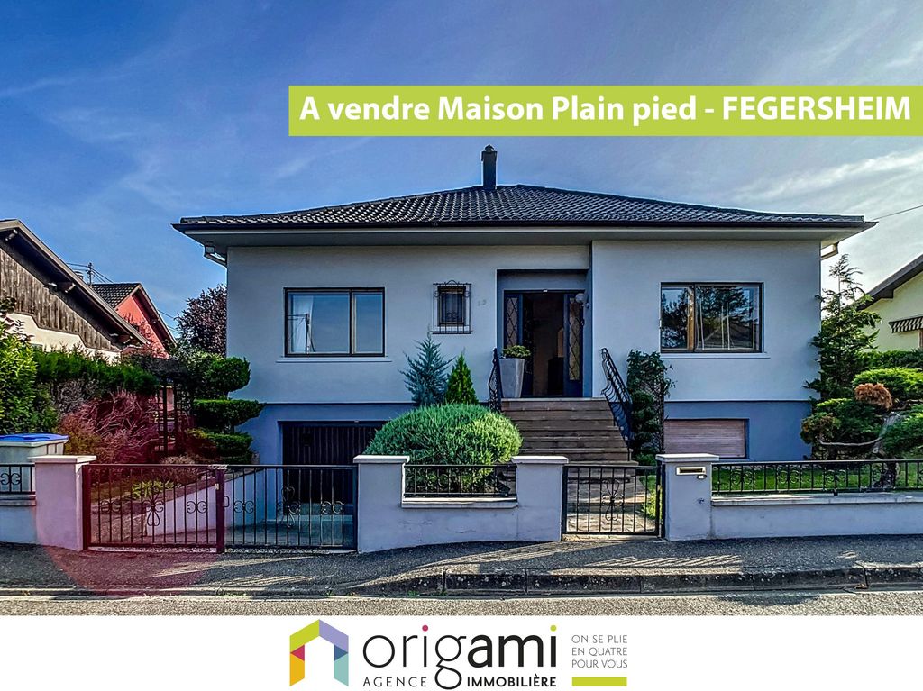 Achat maison à vendre 3 chambres 107 m² - Fegersheim