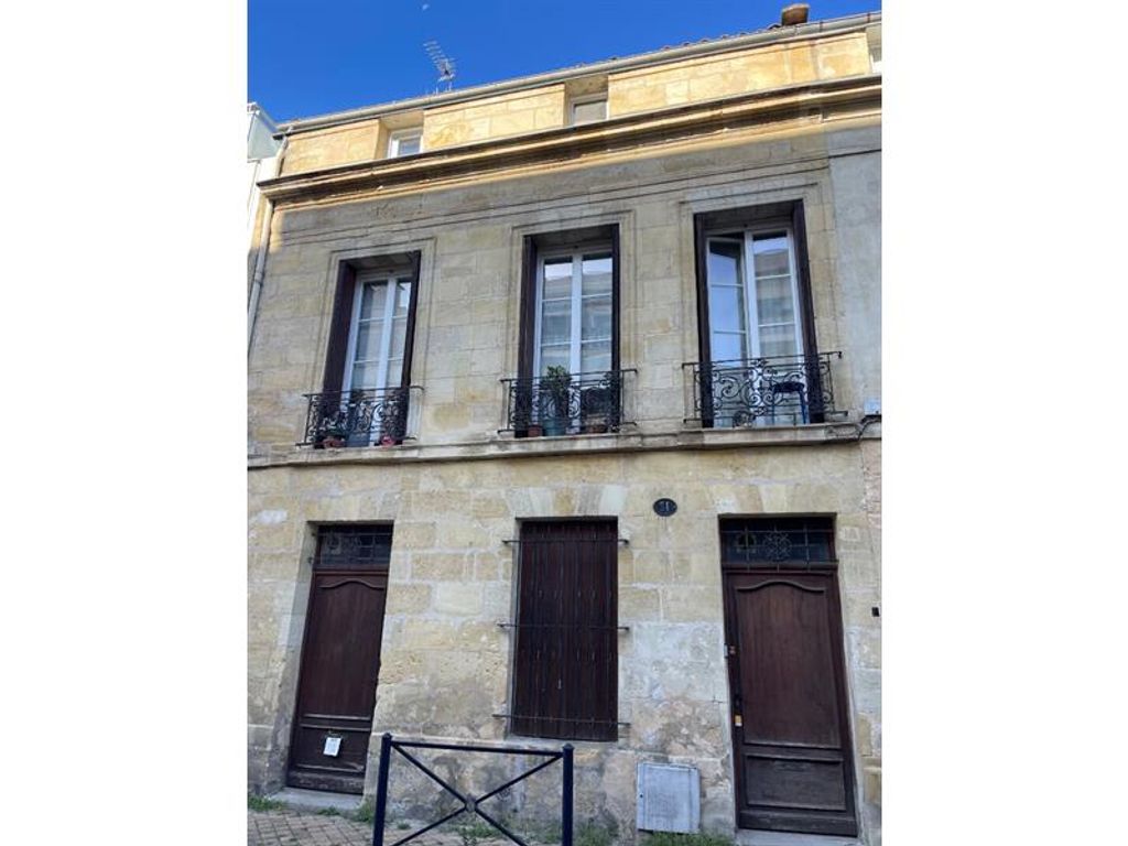 Achat maison à vendre 3 chambres 80 m² - Bordeaux