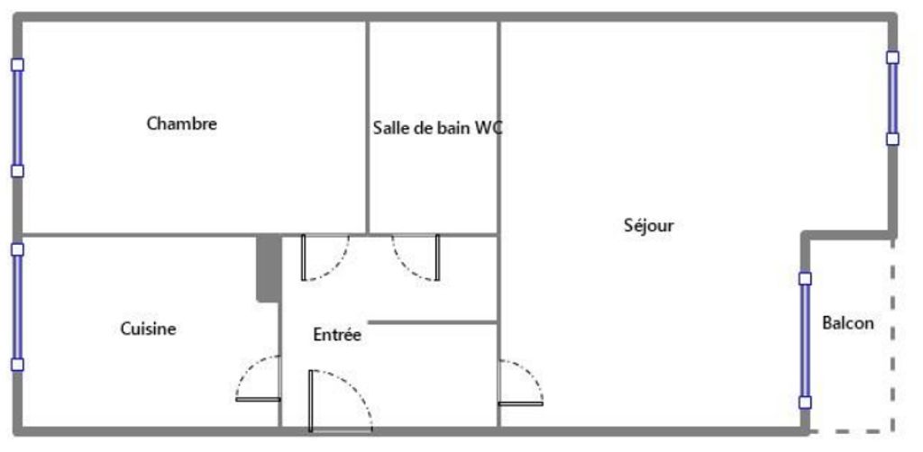 Achat appartement à vendre 2 pièces 46 m² - Fontenay-aux-Roses