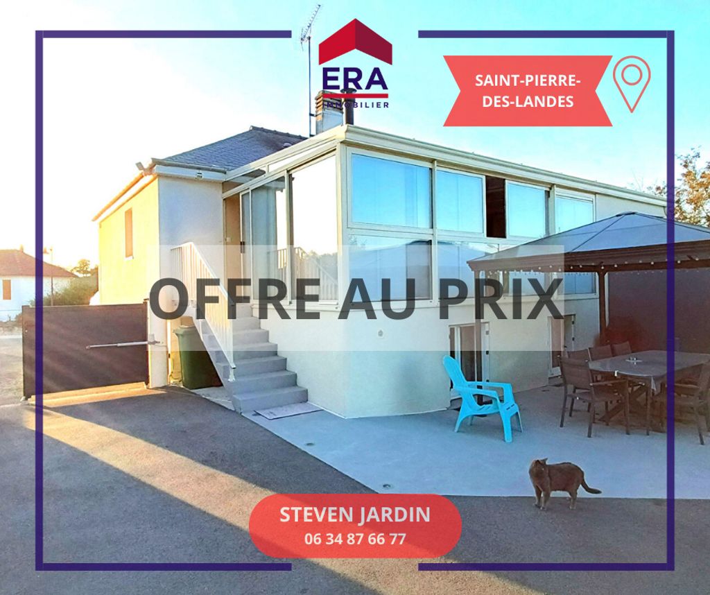 Achat maison à vendre 4 chambres 126 m² - Saint-Pierre-des-Landes