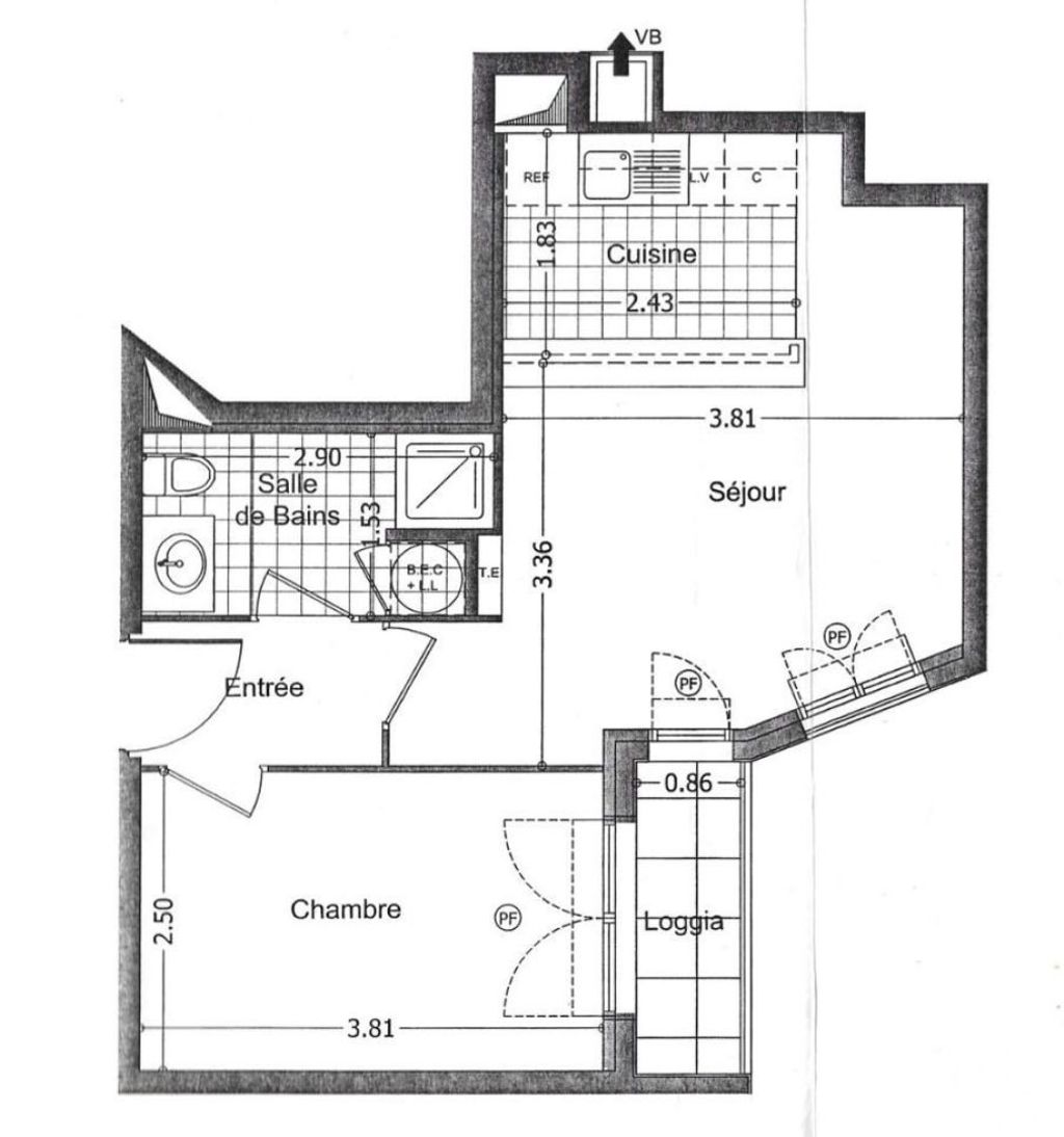 Achat appartement à vendre 2 pièces 36 m² - Athis-Mons