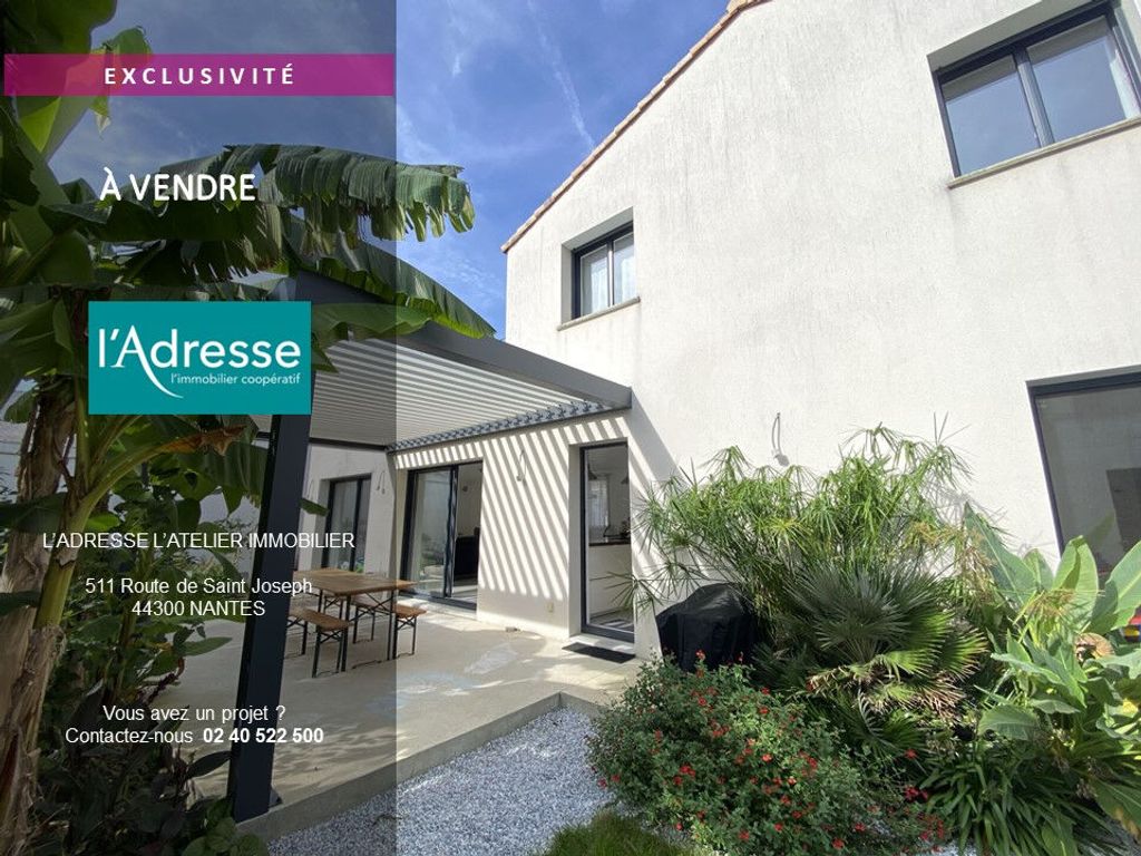 Achat maison à vendre 4 chambres 122 m² - Nantes