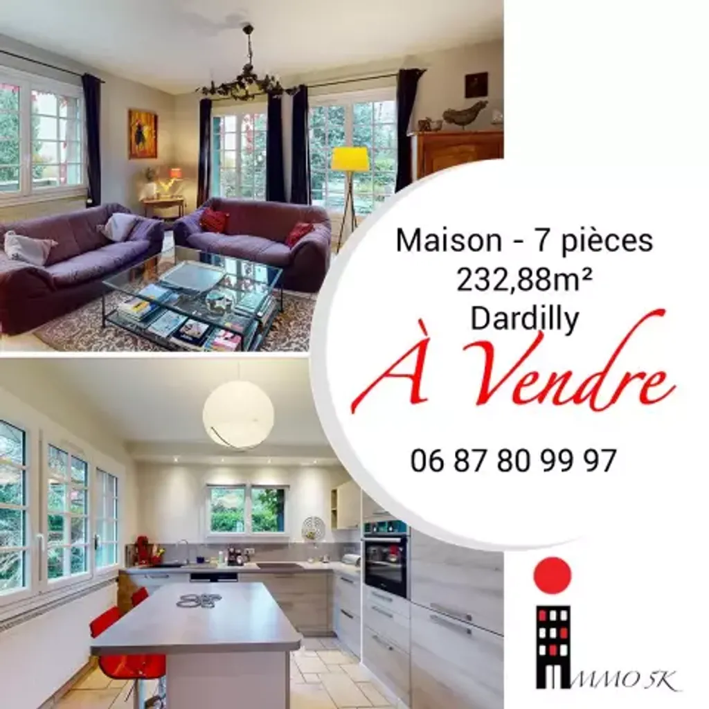 Achat maison à vendre 5 chambres 233 m² - Dardilly