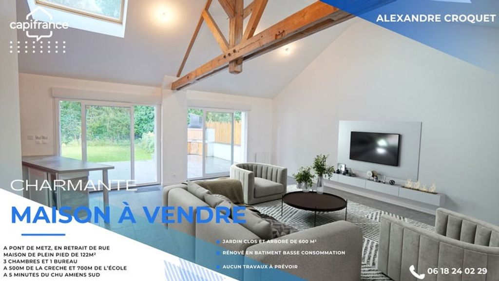 Achat maison à vendre 3 chambres 122 m² - Pont-de-Metz