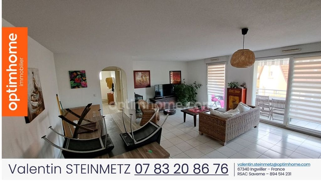 Achat appartement à vendre 2 pièces 66 m² - Steinbourg