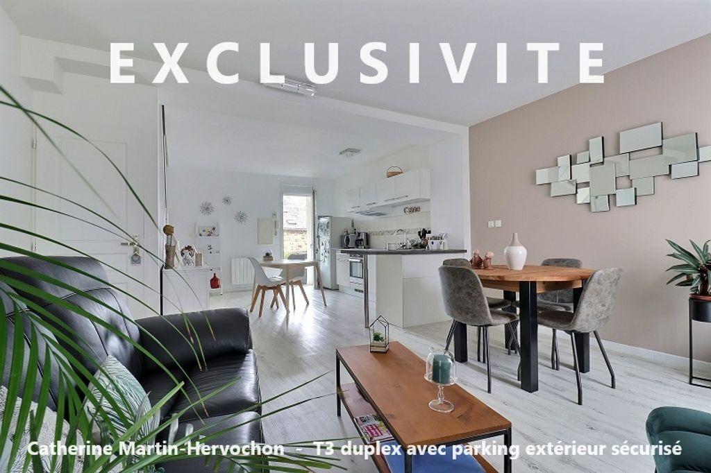 Achat duplex à vendre 3 pièces 68 m² - Saint-Nazaire