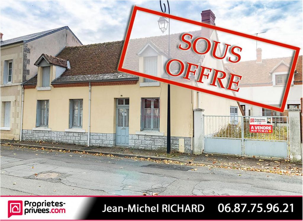 Achat maison à vendre 2 chambres 65 m² - Selles-sur-Cher