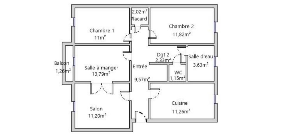 Achat appartement 4 pièce(s) Valence