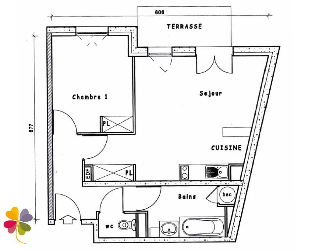 Achat appartement 2 pièce(s) Digosville