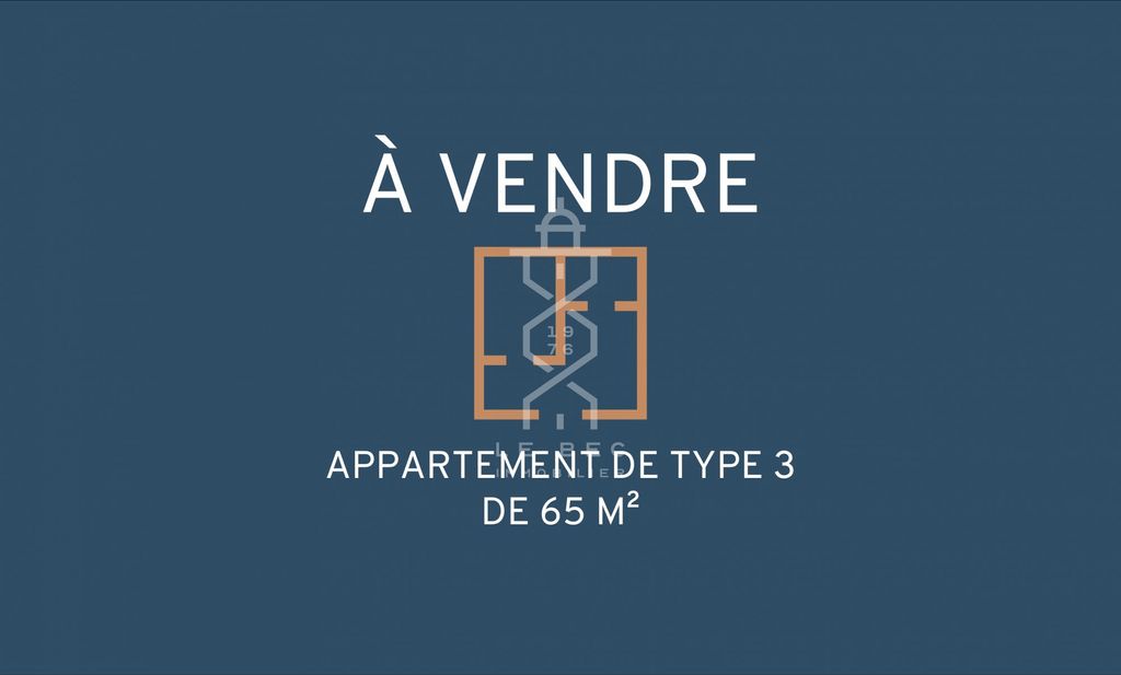 Achat appartement à vendre 2 pièces 65 m² - Lorient