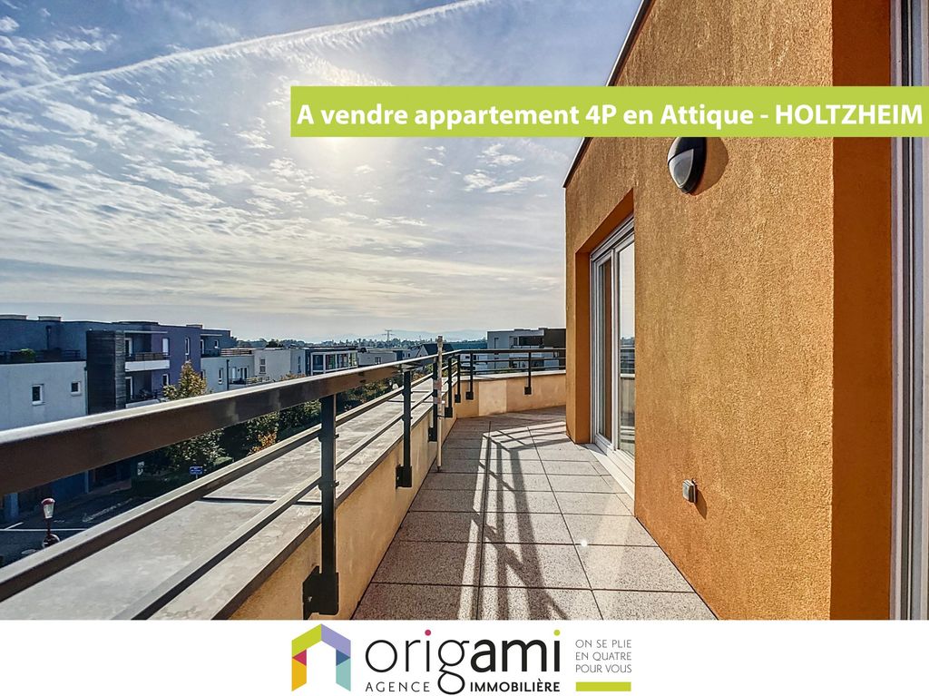 Achat appartement à vendre 4 pièces 80 m² - Holtzheim