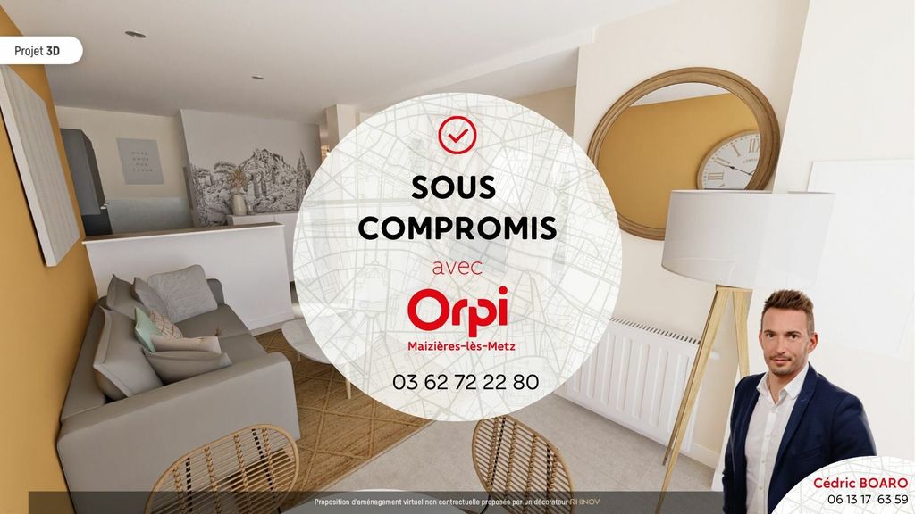 Achat appartement à vendre 2 pièces 42 m² - Talange