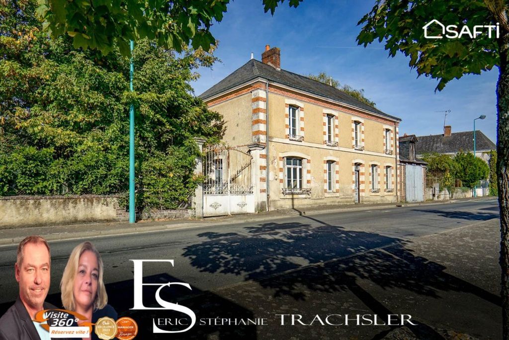 Achat maison à vendre 4 chambres 161 m² - Saint-Vincent-du-Lorouër