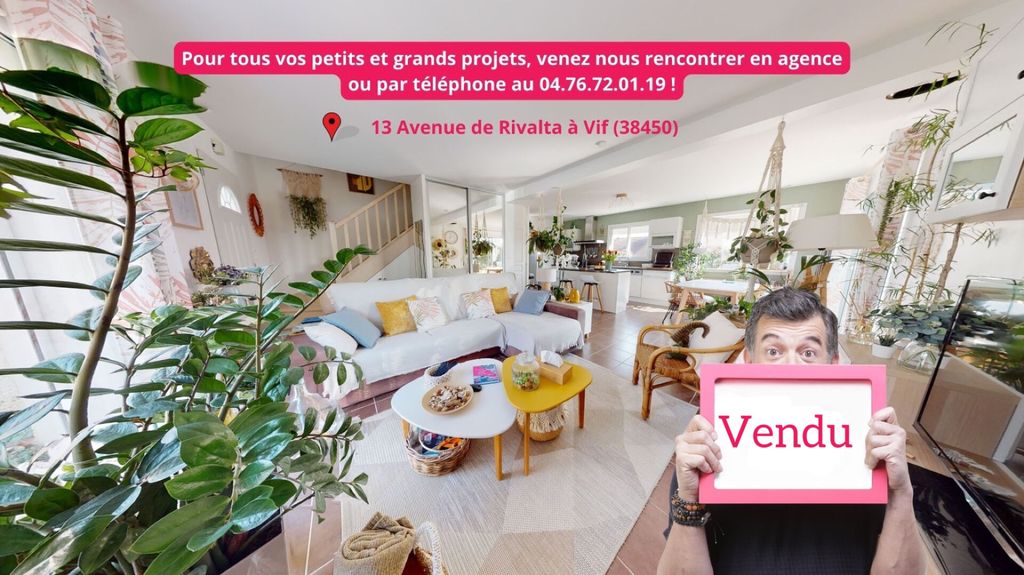 Achat maison à vendre 4 chambres 110 m² - Claix