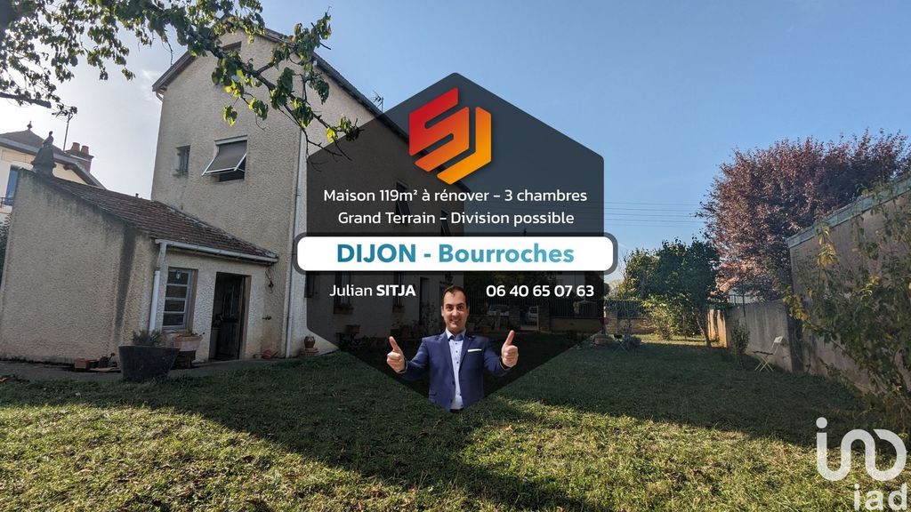 Achat maison à vendre 3 chambres 119 m² - Dijon