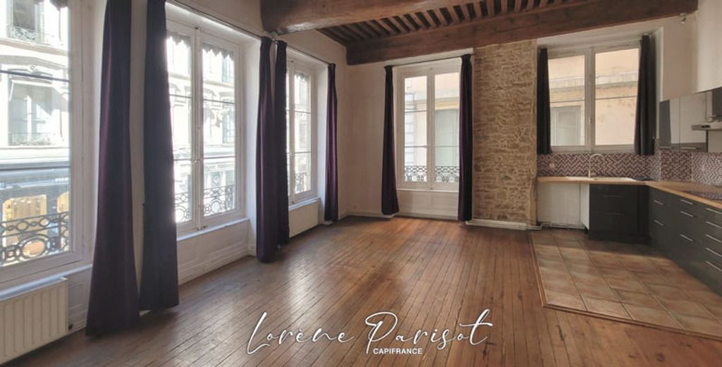 Achat appartement à vendre 3 pièces 78 m² - Lyon 1er arrondissement