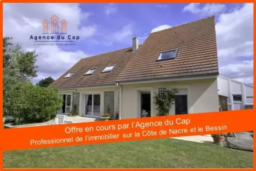 Achat maison à vendre 5 chambres 187 m² - Saint-Aubin-sur-Mer