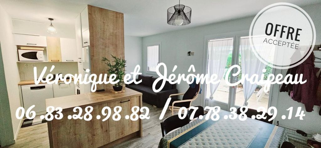 Achat maison à vendre 2 chambres 54 m² - Saint-Hilaire-de-Riez