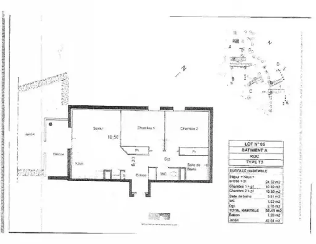 Achat appartement à vendre 3 pièces 54 m² - Castelnau-d'Estrétefonds
