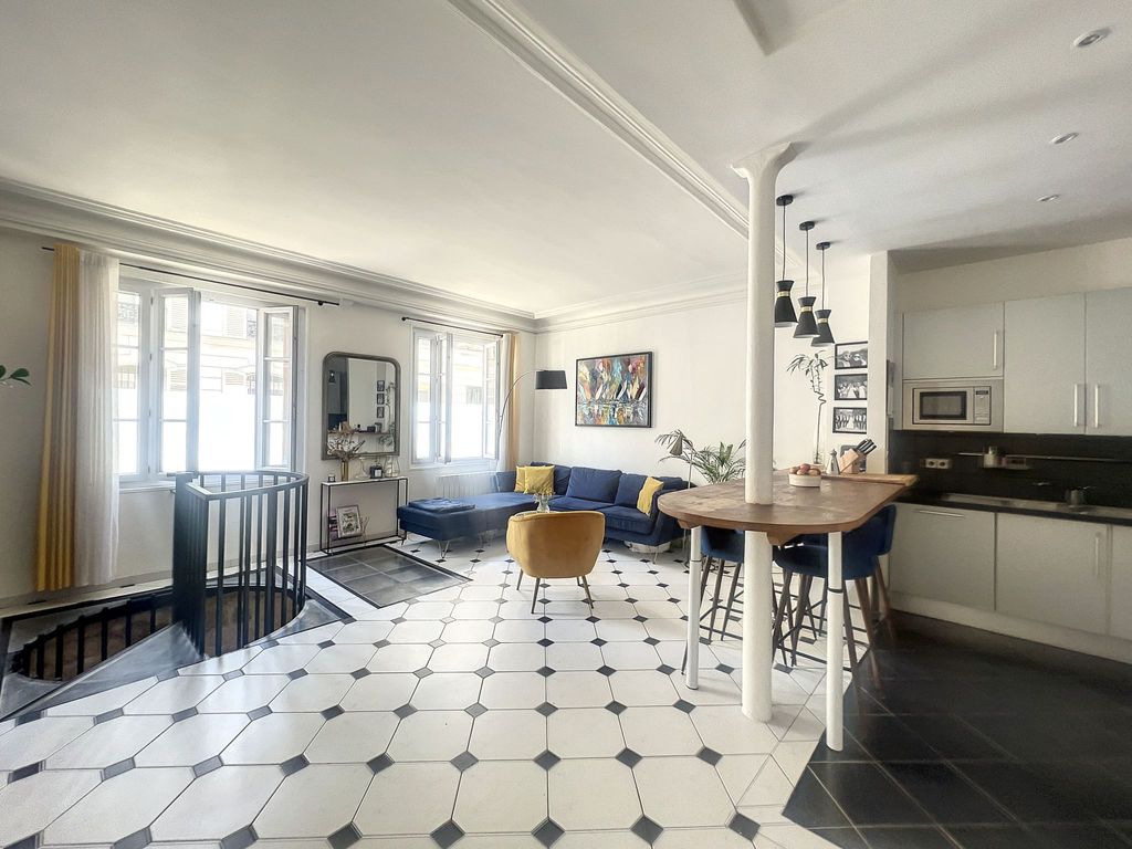 Achat souplex à vendre 3 pièces 80 m² - Paris 17ème arrondissement