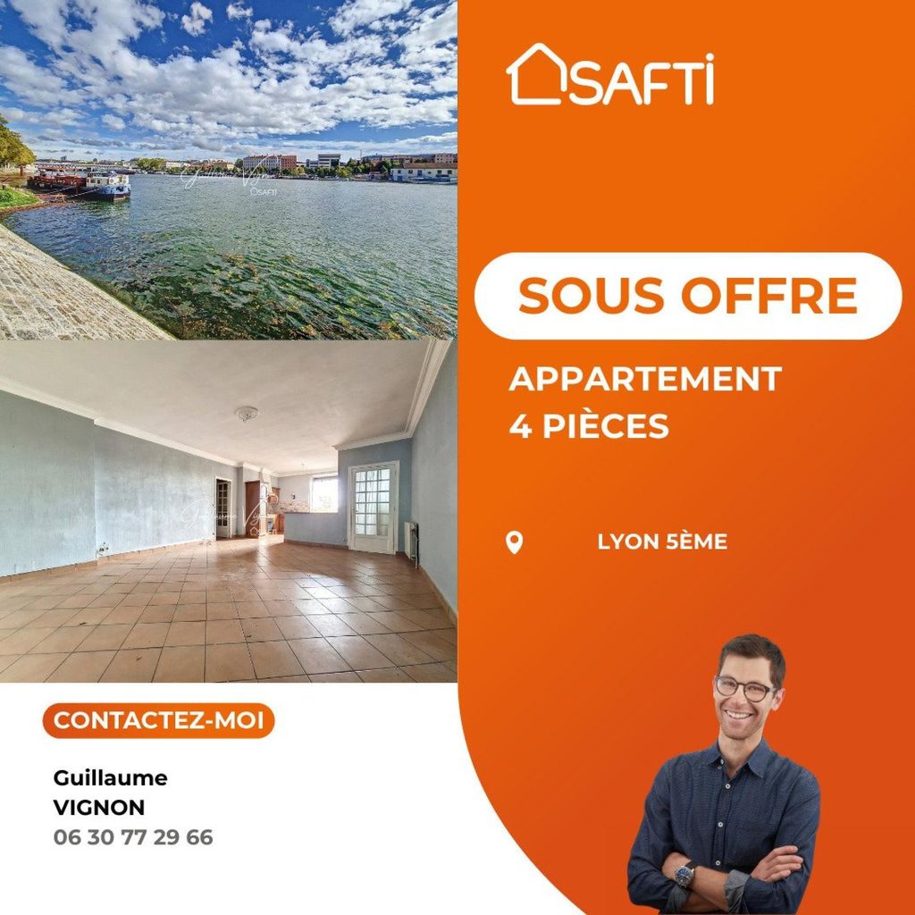 Achat appartement à vendre 5 pièces 101 m² - Lyon 5ème arrondissement